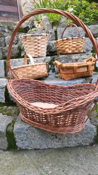 Cestas de mimbre artesanales (5)