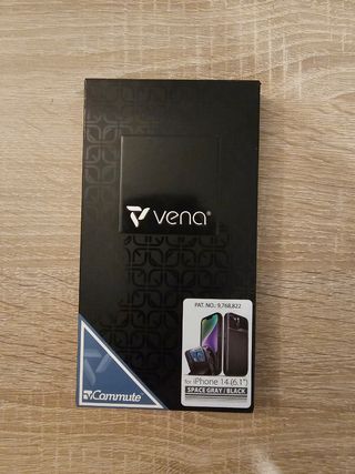 Custodia a portafoglio Vena vCommute per iPhone 14 Space Grey