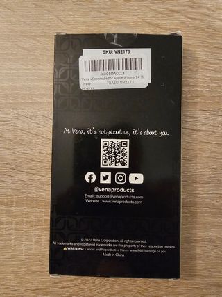 Custodia a portafoglio Vena vCommute per iPhone 14 Space Grey