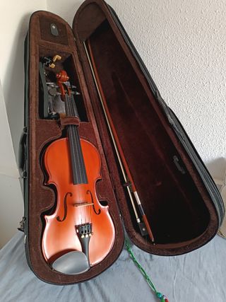 Violín 3/4 con estuche y accesorios 