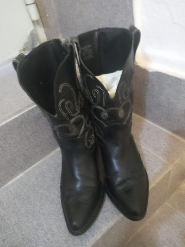 Botas de polipiel para mujer talla 36-37