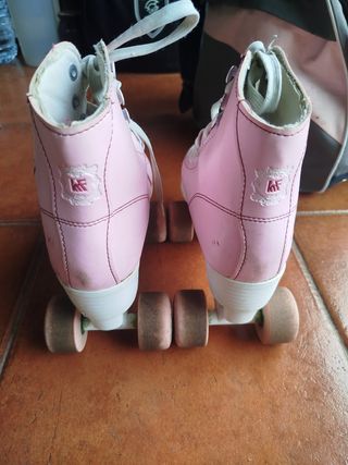 KRF Getty patines ruedas con mochila 