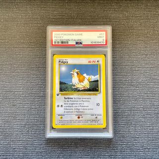 Pokemon Pidgey 1ed Base Set PSA 9