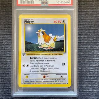Pokemon Pidgey 1ed Base Set PSA 9