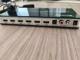 TENDAK HDMI Switch 5x1 y Extractor Audio