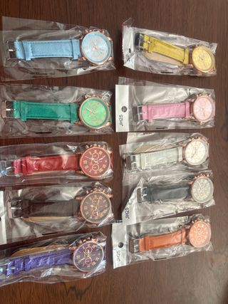 Lote 10 Relojes de Cuarzo Modernos Regalos navidad