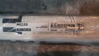 Barra extensible IKEA MULIG blanca 60-90 cm