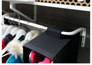 Barra extensible IKEA MULIG blanca 60-90 cm