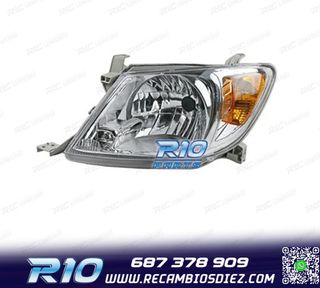 FARO IZQ TOYOTA HILUX VIGO PICK-UP 05-11 FONDO CROMO