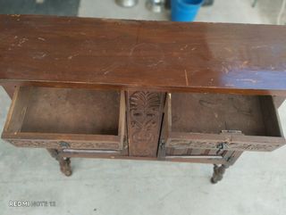 Mueble antiguo madera y metal