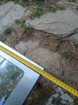 Mesa Acero y Cristal