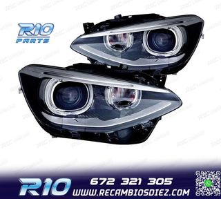 FAROS BMW F20 F21 10-14 XENON LED FONDO NEGRO