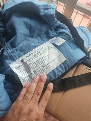 Mochila portabebés Fidella Fusion Azul