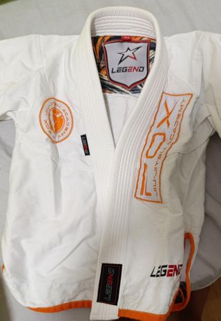 Kimono Y-3 Jiu Jitsu Niño Blanco