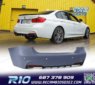 PARAGOLPES TRASERO BMW F30 LOOK M PERFORMANCE PDC