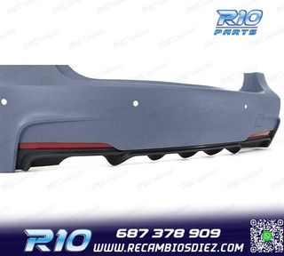 PARAGOLPES TRASERO BMW F30 LOOK M PERFORMANCE PDC