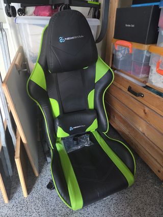 Silla Gaming NewSkill Verde y Negra
