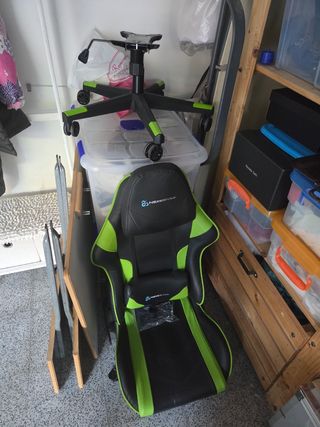 Silla Gaming NewSkill Verde y Negra
