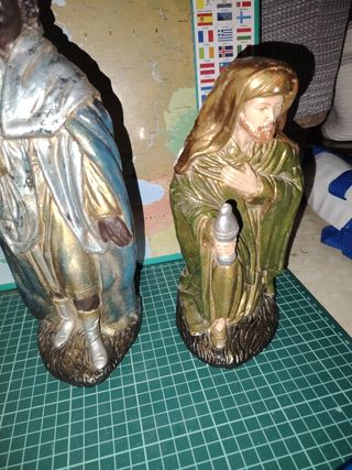 Figuras Reyes Magos antiguas
