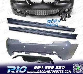 KIT CARROCERIA BMW E60 03-07 CON PDC LAVAFAROS Y ANTINIEBLAS