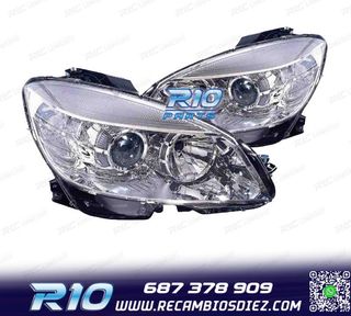 FAROS PARA MERCEDES W204 C CLASS 07-10