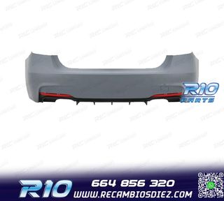 PARAGOLPES TRASERO BMW F30 11-19 LOOK M PERFORMANCE DOBLE SA