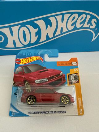 Hot Wheels Subaru Impreza 22B STi-Version Rojo