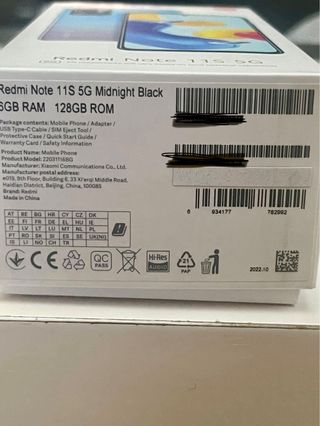 Xiaomi Redmi Note 11S 5G 6/128GB