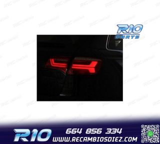 PILOTOS PARA AUDI A6 4F 04-11 AVANT LED DINÁMICOS NEGRO AHU