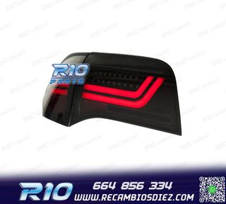 PILOTOS PARA AUDI A6 4F 04-11 AVANT LED DINÁMICOS NEGRO AHU