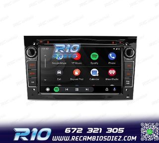 RADIO GPS ANDROID 11 PARA OPEL ASTRA H VIVARO ZAFIRA VECTRA 