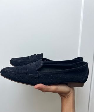 Mocasines azul marino talla 38