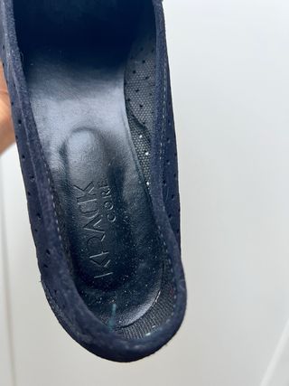 Mocasines azul marino talla 38