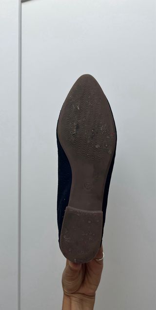 Mocasines azul marino talla 38