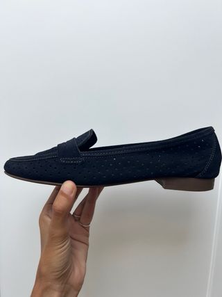 Mocasines azul marino talla 38