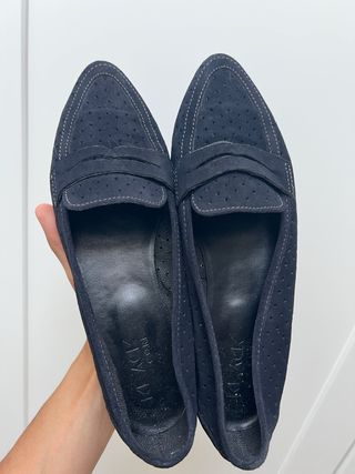 Mocasines azul marino talla 38