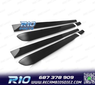 MOLDURAS LATERALES DE PUERTA BMW E46 SEDAN TOURING LOOK M3
