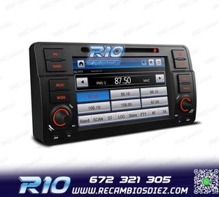 RADIO NAVEGADOR 7" PARA BMW SERIE 3 E46 98-06 USB GPS TACTIL