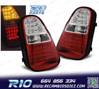PILOTOS PARA MINI COOPER R50 R52 R53 04-06 LED ROJO CLARO