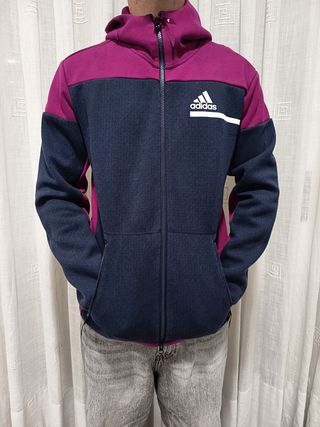 Sudadera Adidas Talla M Azul/Morado