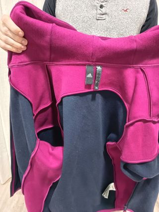 Sudadera Adidas Talla M Azul/Morado