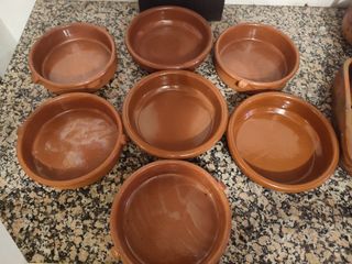 Lote de productos de barro
