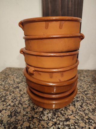 Lote de productos de barro