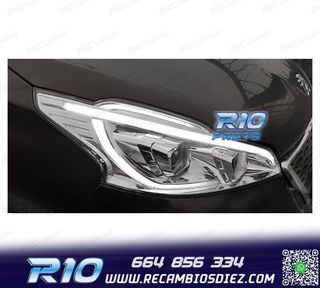 FAROS PEUGEOT 208 12-15 TUBE LIGHT LED CROMO