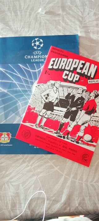 Programa Oficial Final Champions Glasgow 2002