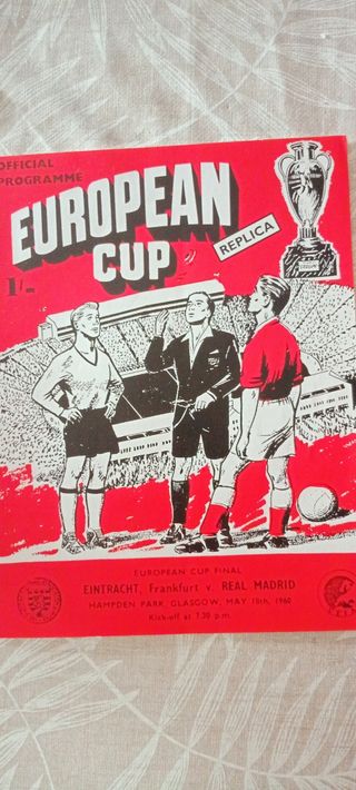 Programa Oficial Final Champions Glasgow 2002
