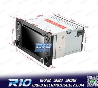 RADIO NAVEGADOR 7" PARA AUDI A3 8P 03-12 USB GPS TACTIL HD
