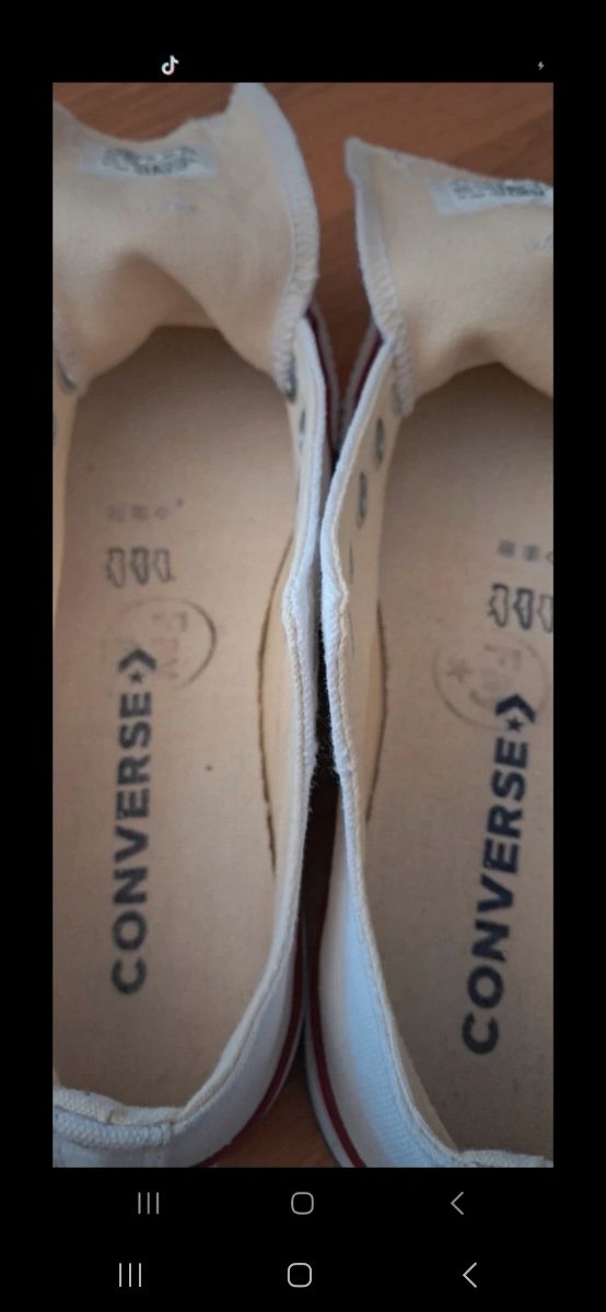 Zapatillas Converse All Star Blancas Talla 36