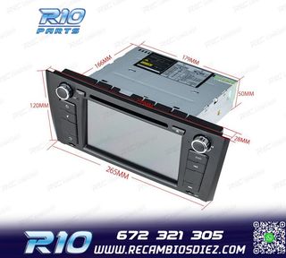 RADIO NAVEGADOR 7" PARA BMW SERIE 1 E81 E82 E87 E88 04-11 US