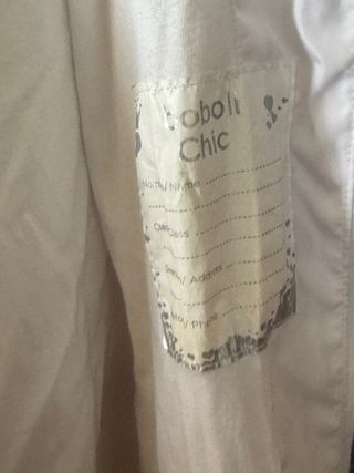 Chaqueta Cortavientos Blanca Talla 12